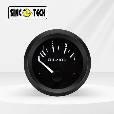 China 100PSI 52mm Electric Oil Pressure Gauge Auto Mobile Meter for sale