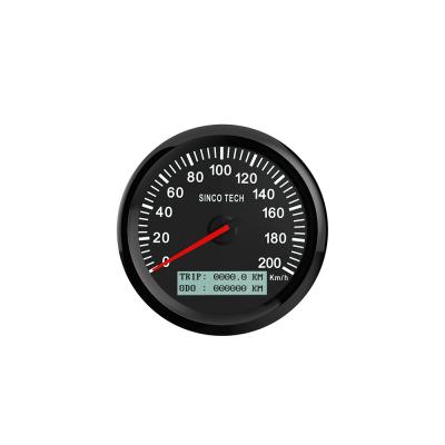 China Do917 80mm GPS Speed Race Car Gauge Tachometer 24V Vehicle Tachometer for sale