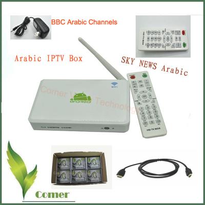 China Arabic IPTV 500 Plus Server Android Arabic IPTV Box OSN Android 4.0 Player for sale