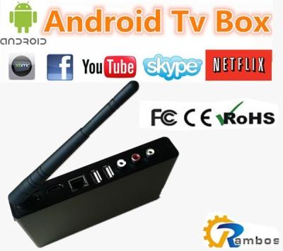 Cina 100+ vivono supporto russo XBMC Amlogic 4.4.2 della scatola di androide IPTV del centro del quadrato del contenitore di canali IPTV in vendita