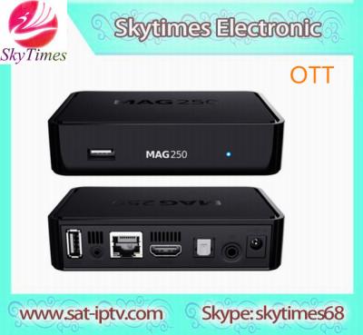 Κίνα MAG 250 καλύτερο πωλώντας κιβώτιο OTT MAG 250 Linux IPTV ευρωπαϊκό καυτό αραβικό IPTV IPTV IPK mag250 ΚΙΒΏΤΙΟ μετασχηματιστών προς πώληση