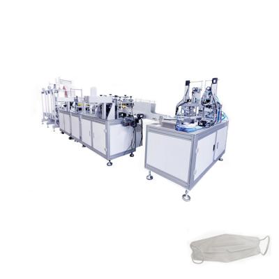 China Automatic KF94 Machinery Repair Shops Face Mask Making Machine Fish Shaped Mask Machine Production Line for sale