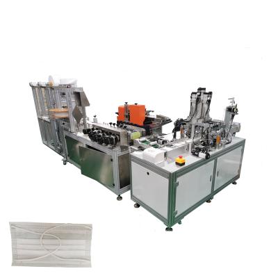 China Automatic Surgical Machinery Repair Shops New Medical Mask Making Machine 3ply Head-mounted Mask Making Machine for sale