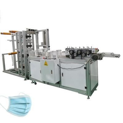 China High Production Efficiency Fully Automatic Printing Placing Three Layers Machine Production Line Face Mask for sale