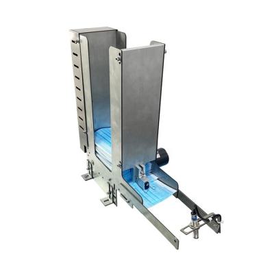 China High Stability Automatic Disposable Face Mask Face Mask Flat Feeding Machine , Mask Feeder For Earloop Welding Machine for sale