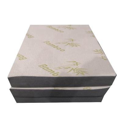 China Tri Folding Foldable Portable Bamboo Foldable Memory Foam Mattress For Sleeping Twin Single Full Queen for sale