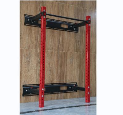 China Fintess Wholesale Professional Wall Mount Squat Cross Fit Home Gym Equipment Power Rack Multi Cage for sale