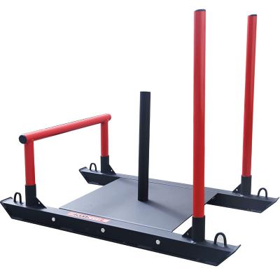 China Fitness center push sled pull sled gym fitness back and forth sled for sale