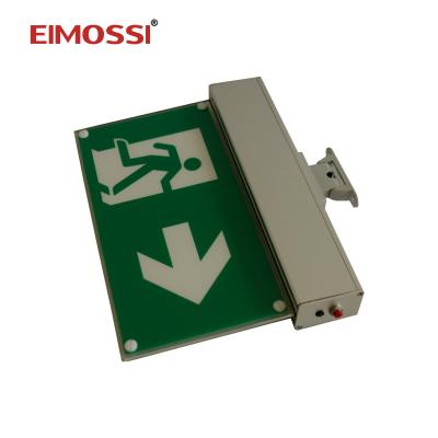 China Running Man Led Aluminum Double Face Led Running Man Exit Sign Light 220VAC 3H NICD CE CE for sale