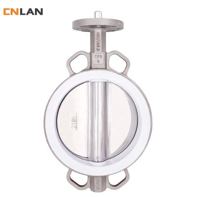 China General Butterfly Valve Accessories Stainless Steel Lined With PTFE And Polished Plate CF8 DN200 for sale