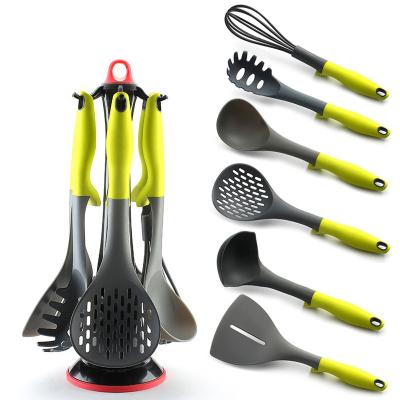 China Contemporary High Quality Non Stick Nylon Cookware 7 Pieces Sets Kitchen Utensils For Baking for sale