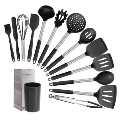 China Viable Hot Selling Multifunctional Heat Resistant Silicone Kitchenware Set For Kitchen for sale