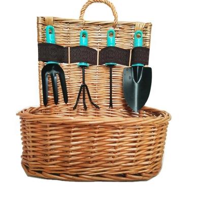 China Viable New Garden Tools Wicker Basket Vertical Garden Basket Storage Basket for sale