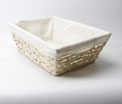 China Sustainable Meatal Frame Paper Rope Basket Storage Basket Suppliers for sale