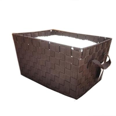 China Amazon Children's Belt Storage Basket Wardrobe Storage Classification Sundries Organizer Bestselling Woven Textile Storage for sale