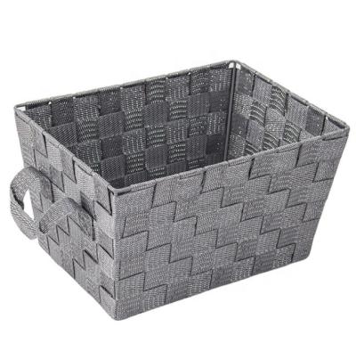 China 2020Hot Viable Style Woven Basket With Handle Basket For Gifts Storage Box Woven Basket for sale