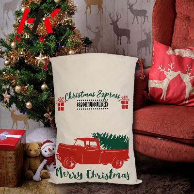 China High King Eco - Friendly New Design Present Bags Canvas Bag Christmas Packaging Bags for sale