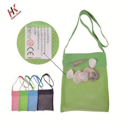 China Wholesale Eco-Friendly Kids Mesh Net Bags Toys Shell Collecting Best Beach Toy Bag for sale