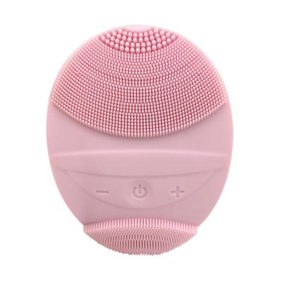 China Sonic Facial Cleansing Silicone Beauty Scrubber Remover Electric Clean Wash Detergent Silicone Face Wash DEEP CLEANSING Cleansing Brush for sale