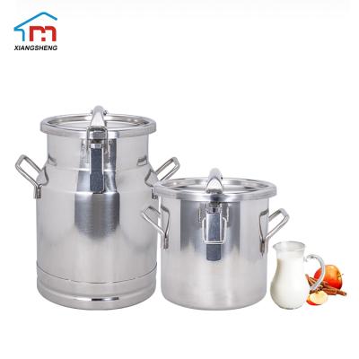 China Portable Stainless Steel Milk Stored Box With Lid Best Sealing Milk Bucket for sale