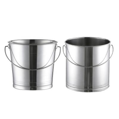 China Sustainable Hot Sales 2 Gallon Stainless Steel Water Bucket Bucket for sale