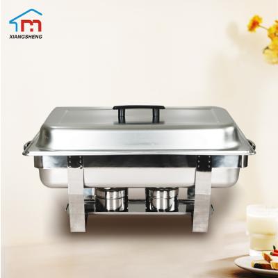 China Economy factory for sale restaurant GN casserole display stainless steel buffet food warmer supply luxury chafing dish for sale