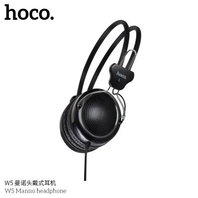 China Comfortable HOCO W5 Wired Universal Travel Sports Headset Nature Sounds Earbuds With Good Price for sale