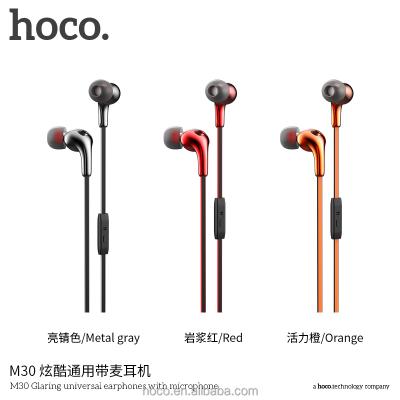 China Comfortable Universal HOCO M30 Beats Line Contral Earphone With Microphone for sale