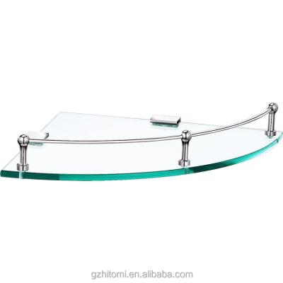 China Glass bathroom accessories glass bathroom shelf, hanging glass shelf, glass shelf for sale