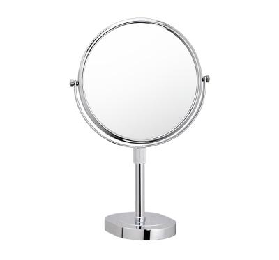 China 2-Face Stainless Steel Magnifying Tabletop Makeup Mirror for sale