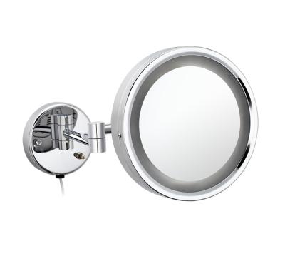 China foldable wall mounted cosmetic mirror/chrome makeup mirror for sale