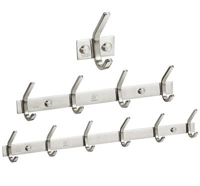 China Anti Rust Durable Stainless Steel Wall Mount Metal Hangers For Clothes for sale