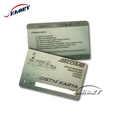 China Bank Card Membership Card/Gift Voucher IC Standard Size Contactless Card With Chip Coding With Lamination Card Number Matte Cards for sale