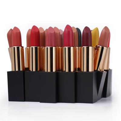 China OEM Best Natural Waterproof Organic Cheap Private Label Customized Sample Makeup Matte Lipstick Stick Set Matte No Logo Seller for sale