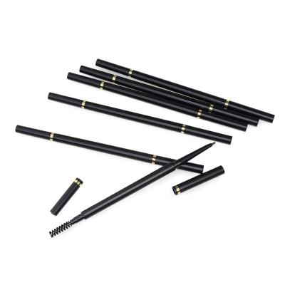 China Waterproof Wholesale Private Label Eyebrow Long Lasting Thin Eyebrow Pencil for sale