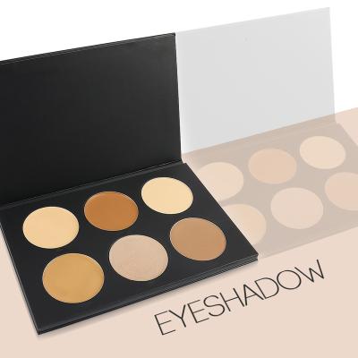 China Sunscreen 6 Colors Bronzing Powder Contour Palette With Private Label for sale