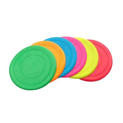 China Sustainable Pet toy TPR Round flying disc Soft Rubber Bite-resistant Training playing Flying Saucer for Beach Training Dogs for sale