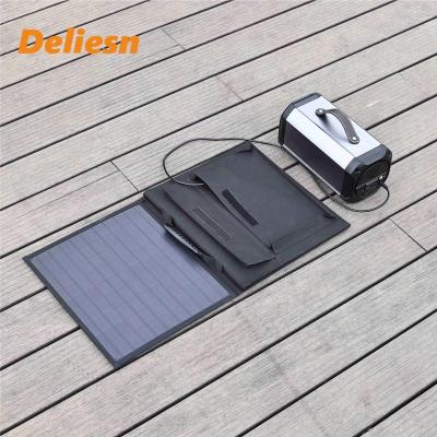 China Type C 110V 300W 483WH 14.8V 33.6AH Solar Tile Roof Solar Power Portable Power Supply mppt solar storage charge controller for sale