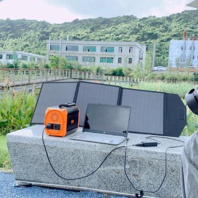 China Solar Power Generator 110V 300W 363WH Generator Products Type C MPPT Lithium Battery Solar Powered Calentador for sale