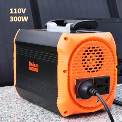 China Type C Battery Generator 300W Portable Solar Energy Panel Covering Portable Power Station Battery 220v Photovoltaic Panel for sale