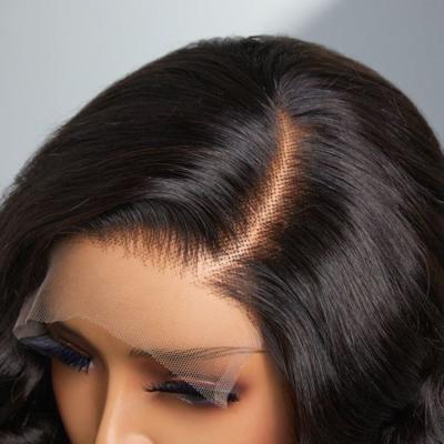 China Raw Body Wave Lace Front Virgin Virgin Cuticle Aligned Human Hair Wigs 12A Lace Frontal Wig for sale