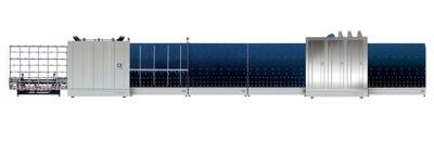 China Dreifache Glasdoppelverglasungs-Maschinerie für Floatglas-Isolierüberseeingenieur-Service zu verkaufen