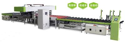 Chine Le PLC commandent la machine affûteuse en verre pour le bord en verre 4 chanfreinant 0-25m/minute à vendre