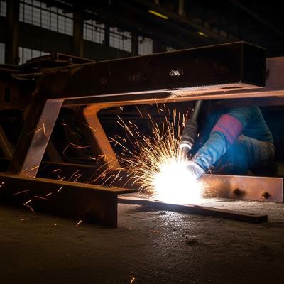 Chine Service de soudage de tôles métalliques en acier au carbone pour l'assemblage de gros équipements à vendre