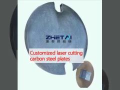 Customized laser cutting carbon steel plates