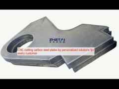 CNC cutting carbon steel plates by personalized solutions fpr every customer