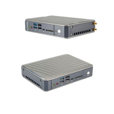 China For Business Alloy NANO Fan Mini Pc I5-10210U I7-8565U Barebone IPC Computer Case NUC Aluminum Desktop Gaming for sale