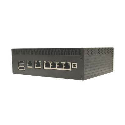 China Intel i3 4205U 8265U 5205U 6 Gigabit Ethernet RJ45 LAN Barebone System Pfsense Mini Virtual Reality Firewall Router Desktop PC Ready Computer for sale