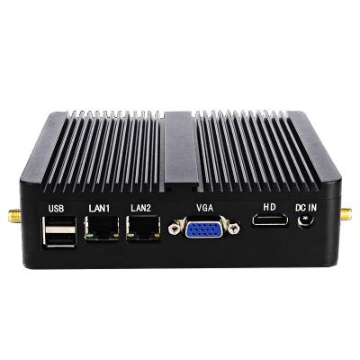 China NUC NAO Metal Industrial Mini PC J1800 N2840 J1900 N2930 J4125 4GB 64GB RAM Desktop barebone SSD cheap price fanless for sale