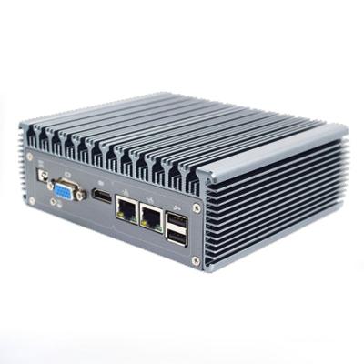 China Mini PC 4th GEN Core I3 I5 I7 Industrial Ethernet Embedded Core i5 4200U Dual Core Mini PC With 2 COM Ports Barebone Computer Desk for sale